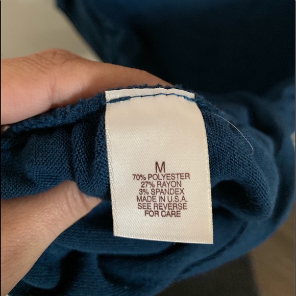 Blue sweater dress with cute exaggerated sleeves - Picture 5 of 5